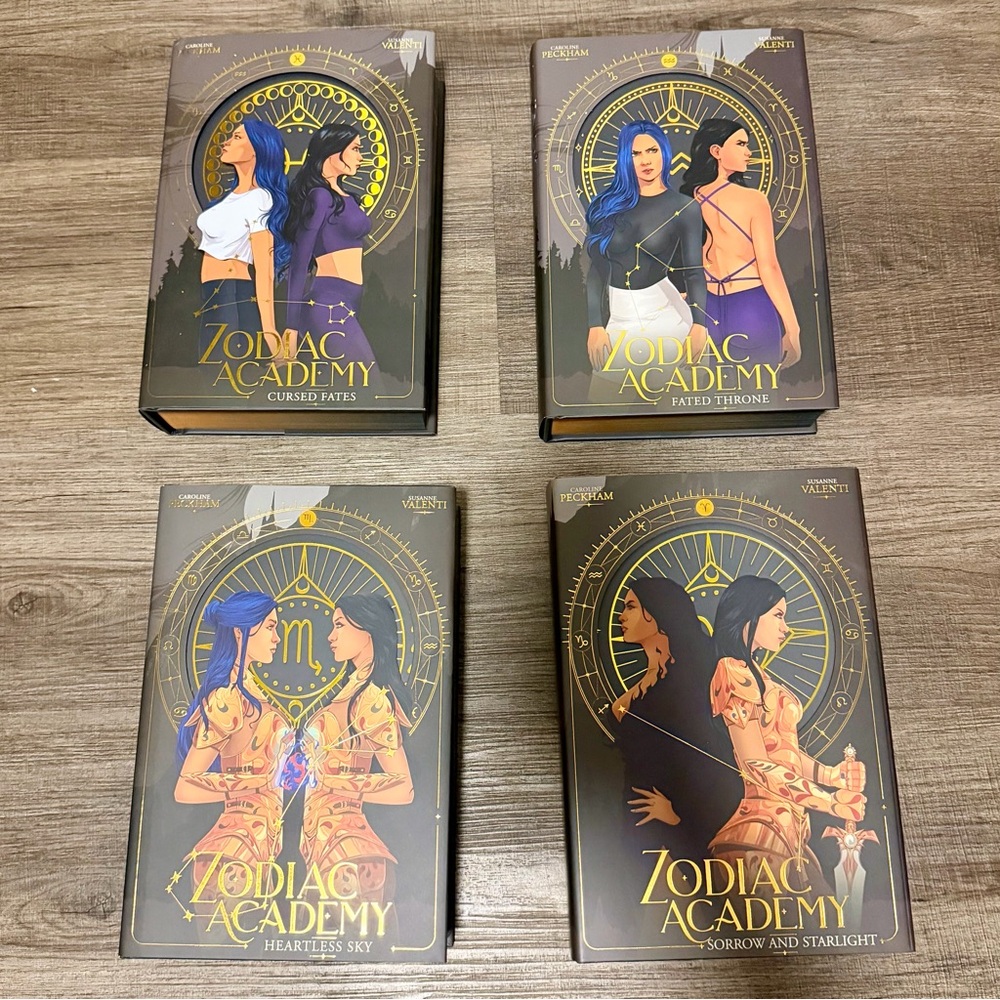 SIGNED Zodiac Academy Books 5-8 | Bookish Box Special Editions